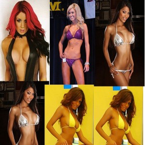 TOP 8 Bikini Models Breast size